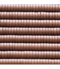 Hematite about 2x6 mm heishi washer matte copper China