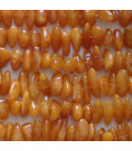 Ambre naturel 11/12 mm environ chips ton caramel Lituanie