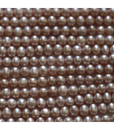 BeauMonde Bijoux - Perle de culture d'eau douce 4.5/5 mm environ patatoe ton rosé Chine
