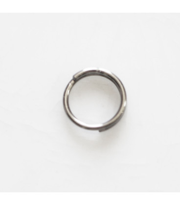 BeauMonde Bijoux - Anneau double 6 mm acier inoxydable