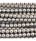 Hematite silver 4 mm round bead