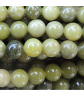 Jade green 6 mm round bead China - BeauMonde Bijoux