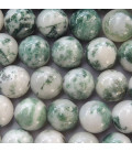 BeauMonde Bijoux - Agate tree 10 mm (arbre) perle ronde qualité A+ Madagascar