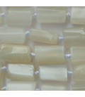 Moonstone 7/8x11/12 mm white irregular rectangle Tanzania - BeauMonde Bijoux