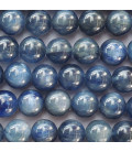 Cyanite 8/8.2 mm perle ronde AA Brésil