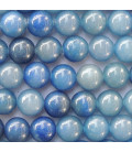 Aventurine bleue 8/8.4 mm environ mixte perle ronde A Brésil