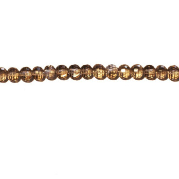 BeauMonde Bijoux - Perle ronde 6 mm facetée fumé