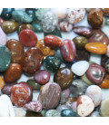 Jaspe Océan 10x8/11x15 mm environ goutte irrégulière percée haut Madagascar - BeauMonde Bijoux
