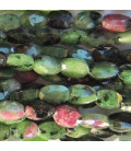 BeauMonde Bijoux - Rubyzoisite 4x6 mm ovale facetté (épaisseur 2.5mm environ) A+ Tanzanie