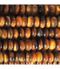 Oeil de tigre 2.5x4 mm environ rondelle arrondie A Afrique du Sud