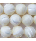 BeauMonde Bijoux - Nacre 12 mm blanche A+ perle ronde Indonésie