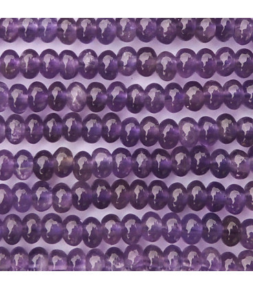 Amethyst 2x4 mm rounded washer Brazil - BeauMonde Bijoux