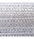 Cristal de roche 2x4 mm environ rondelle arrondie A+ Brésil