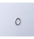 Anneau 6x7.9 mm ovale acier inoxydable fil de 0.9mm