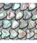 Abalone 12 mm heart - BeauMonde Bijoux
