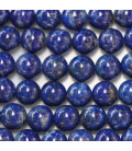 Lapis lazuli 8/8.2 mm environ perle ronde A Afghanistan