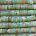 Opal green 2x4 mm right washer Africa - BeauMonde Bijoux