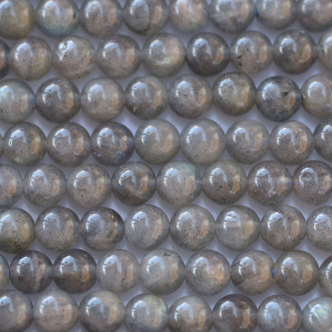 BeauMonde Bijoux - Labradorite 6 mm environ perle ronde mixte A Afrique