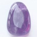 Pendentif 19x30 mm +/- environ améthyste galet percé dans la largeur Brésil