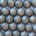 Bois 10/10.5 mm environ perle ronde gris/vert clair Indonésie