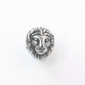 Perle 10x11.5mm lion acier inoxydable trou de 2mm environ