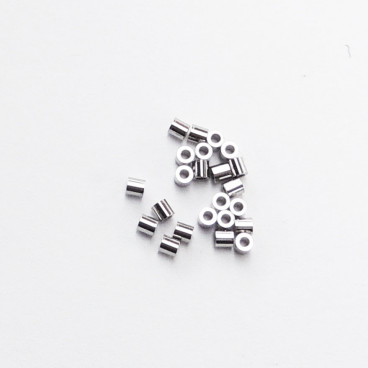 Tube 1.2x2 mm stainless steel - BeauMonde Bijoux