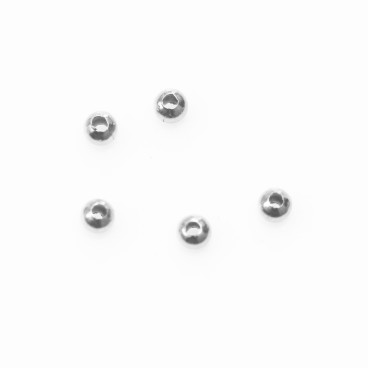 Perle 2 mm acier inoxydable - BeauMonde Bijoux