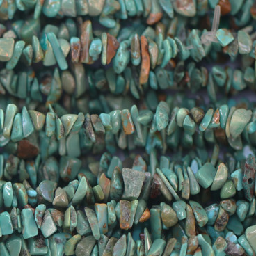 BeauMonde Bijoux - Turquoise naturelle chips 4/6mm +/- environ Hubei