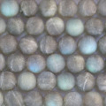 Labradorite 8 mm matte round bead
