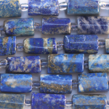 Lapis lazuli 8x11 mm irregular rectangle AB - BeauMonde Bijoux