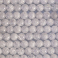 BeauMonde Bijoux - Cristal de roche 6/6.2 mm environ craquelé perle ronde A+ Brésil