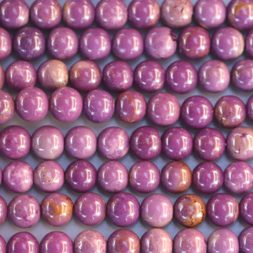BeauMonde Bijoux - Phosphosidérite 6/6.3 mm environ perle ronde A Brésil