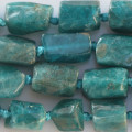 BeauMonde Bijoux - Apatite 11x8 mm environ rectangle irrégulier Afrique