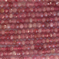 Tourmaline rose 2.5x3 mm rondelle facettée A Australie