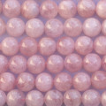 BeauMonde Bijoux - Morganite rose 8 mm perle ronde AA Brésil