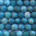 Apatite 8 mm matte round bead