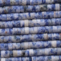Blue jasper 2x4 mm rondelle heishi - BeauMonde Bijoux