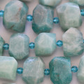 BeauMonde Bijoux - Amazonite 11/13x16/18 mm environ nugget taillé Afrique