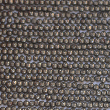 BeauMonde Bijoux - Pyrite 2 mm perle ronde A Mexique