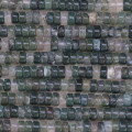 Agate mousse 2x4 mm washer heishi