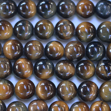 Eye 8 mm tiger/hawk 2 mixed colors light tone round bead A South Africa - BeauMonde Bijoux