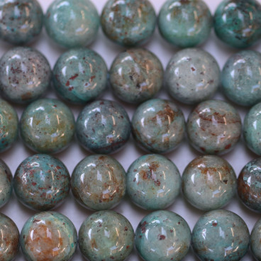 Cuprite 12 mm round bead Africa - BeauMonde Bijoux