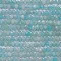 Amazonite 2x3 mm rondelle facettée A Afrique