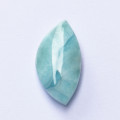 Pendentif 15.6x29.4x7.2 mm +/- environ goutte larimar République Dominicaine