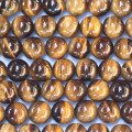 BeauMonde Bijoux - Oeil de tigre 8/8.3 mm environ perle ronde A+ Afrique du Sud