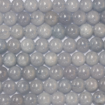 Aquamarine 6 mm round bead quality B - BeauMonde Bijoux