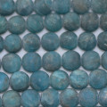 Apatite 8 mm round matte bead medium mixed Peru - BeauMonde Bijoux