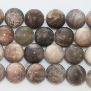 BeauMonde Bijoux - Pierre du soleil 12 mm environ perle ronde grise mat A Afrique du Sud