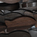Bois ébène 13x30 mm environ poisson Indonésie - BeauMonde Bijoux