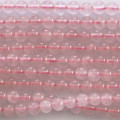 Quartz rose 3 mm environ perle ronde A Brésil